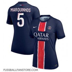 Paris Saint-Germain Marquinhos #5 Replik Heimtrikot Damen 2024-25 Kurzarm